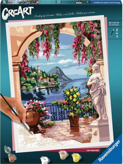 Ravensburger CreArt Premium Mal Etter Tall Sett Lake Maggiore