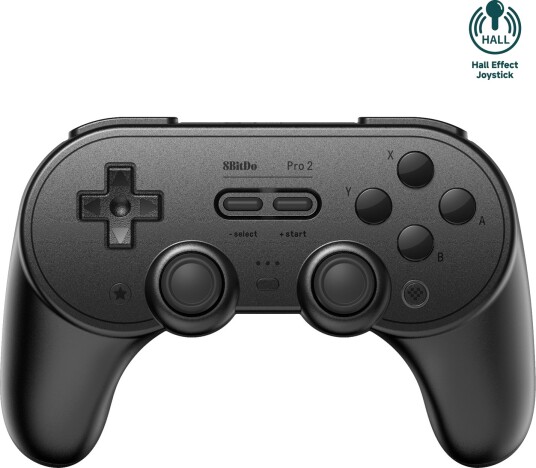 8BitDo PRO 2 Gamepad Hall Ed/Black
