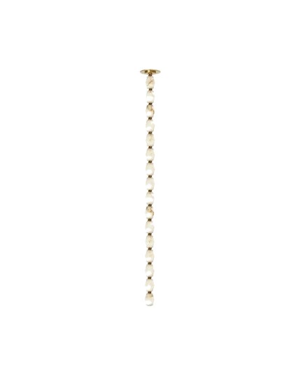 Collier Alabaster 48 Pendant Antique Brass 2700K