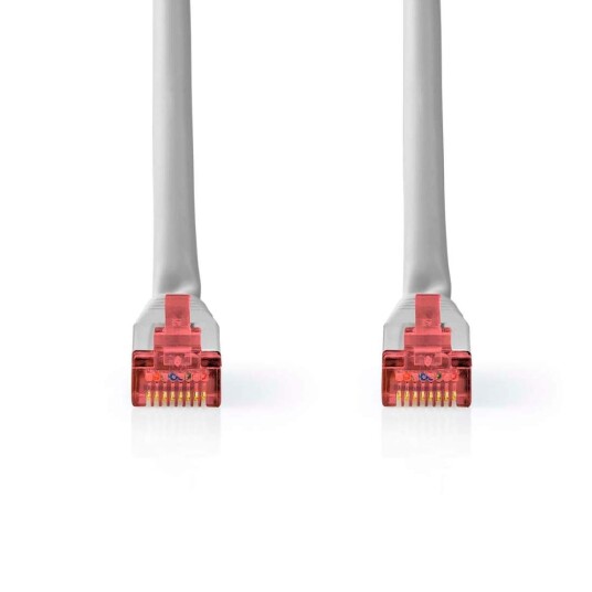 Nedis CAT6 20m RJ45 Nettverkskabel SF/UTP Grå Nedis CAT6 20m RJ45 Nettverkskabel SF/UTP Grå