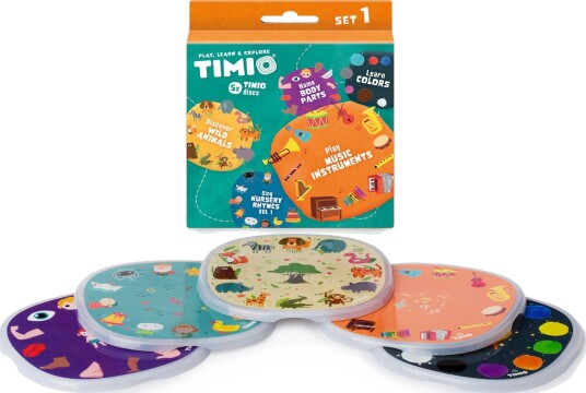 TIMIO Disc Set 1 Wild Animals Nursery Rhymes Colours Musical and Body Parts TIMIO Disc Set 1 Wild Animals Nursery Rhymes Colours Musical and Body Parts