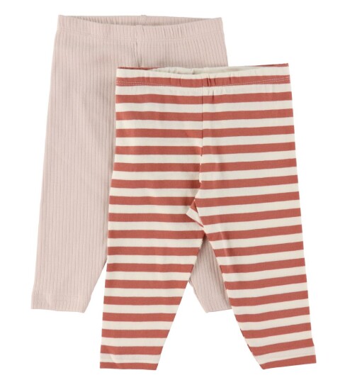 Minymo Leggings   2 pack   Canyon Rose   Minymo   62   Leggings   Rosa