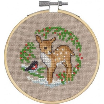 Permin Broderipakke Bambi Ø10cm