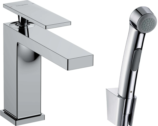 Hansgrohe Tecturis E Servantarmatur Med PushOpen bunnventil Krom