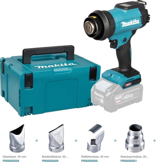 Makita Varmluftspistol HG001GZ Uten Batteri Og Lader