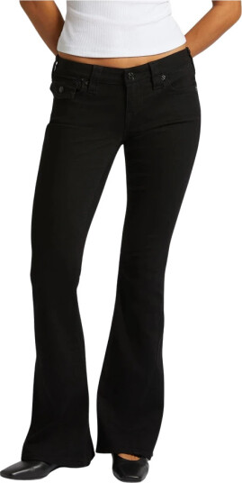 True Religion Dame Jeans Svart W23,