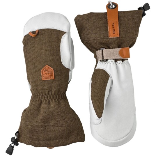 Hestra Army Leather Patrol Gauntlet, Votter, Olive 9 Hestra Army Leather Patrol Gauntlet, Votter, Olive 9
