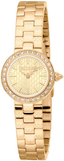 Just Cavalli Dameklokke JC1L362M0055 Glam Chic Gull/Gulltonet stål Just Cavalli Dameklokke JC1L362M0055 Glam Chic Gull/Gulltonet stål