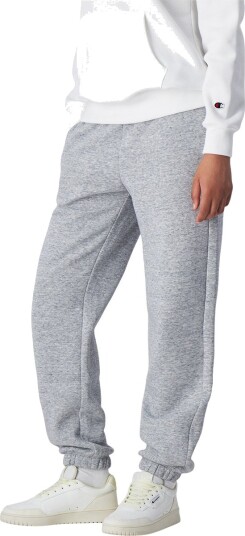 Champion ICONS Elastic Cuff Pants Dame New Oxford Grey Melange XS