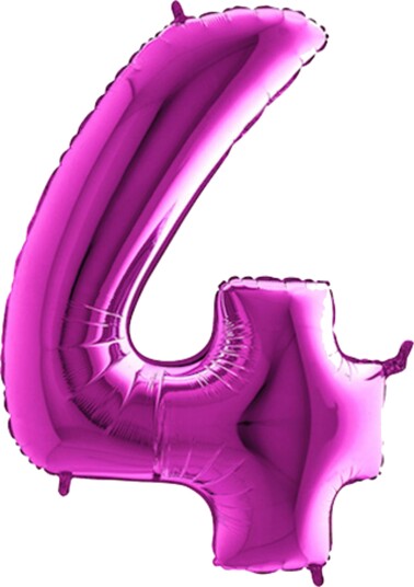 Ballongkungen Tallballong Lilla Metallic Tall 4 054P