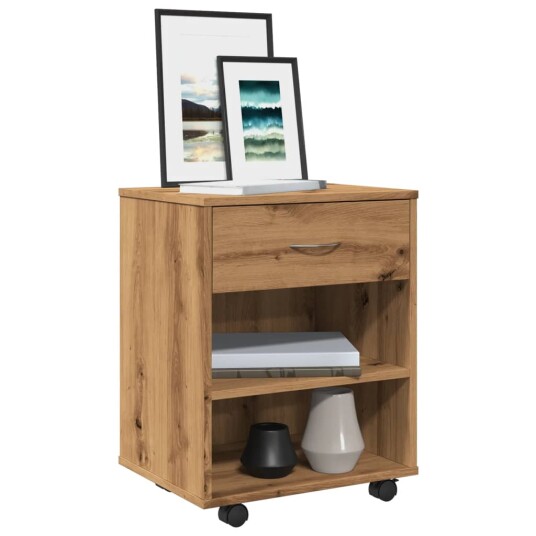  Rulleskap artisan eik 46x36x59 cm konstruert tre 8721158440143
