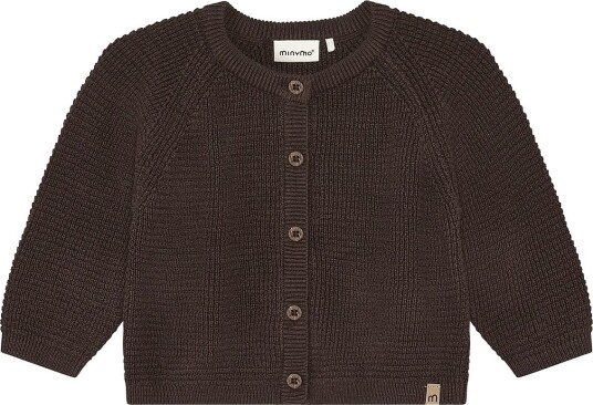 Minymo Cardigan Knit Brown 56