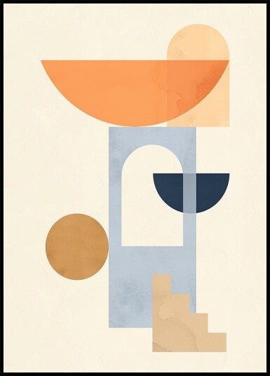 Geometric composition 7 Poster Plakat / 30x40cm