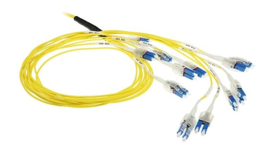 Act 20 Meter Singlemode 50/125 Os2 Preterm Fiber Cable 24F Lc Polarity Twist (Dc5554)