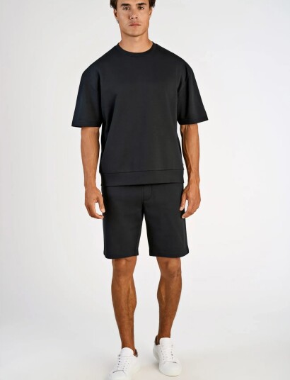 Lindbergh Sweat Shorts Black M Lindbergh Sweat Shorts Black M