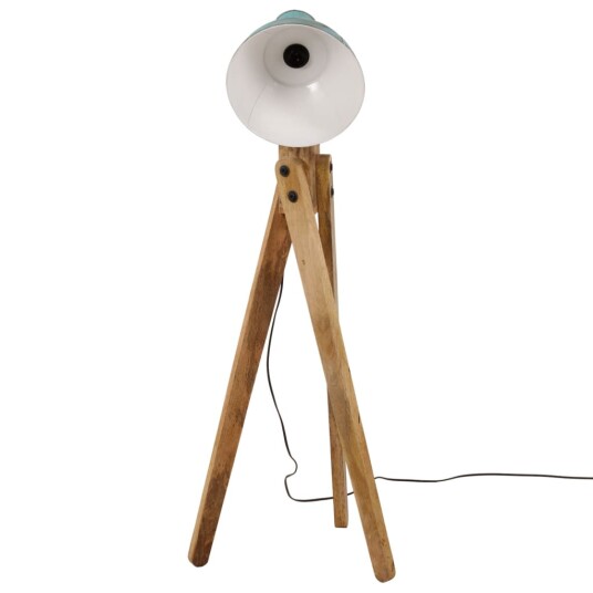Gulvlampe 25 W denimblå 45x45x120 cm E27 Gulvlampe 25 W denimblå 45x45x120 cm E27
