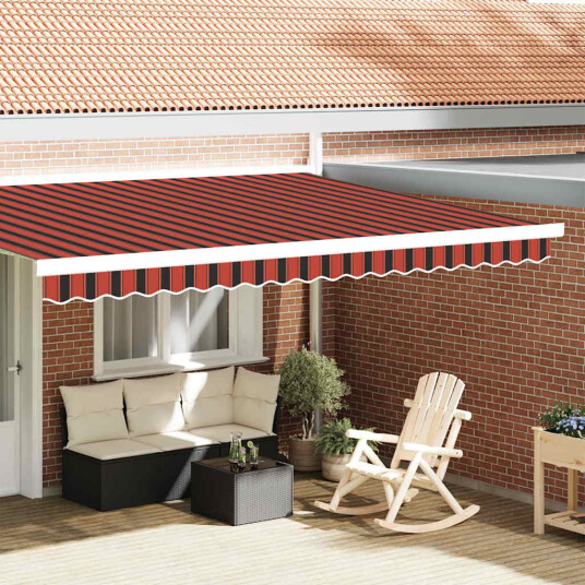 markisefront for 4,5 m ramme Multikolor 4,3x0,2 m