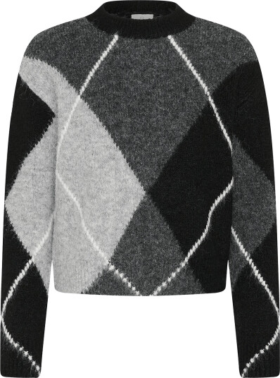 Kaffe Kagrith Knit Pullover Grey XL Kaffe Kagrith Knit Pullover Grey XL