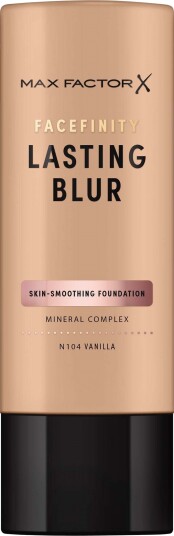 Max Factor Facefinity Lasting Blur Foundation 104N Vanilla 35 ml - Medium til Høy Dekning