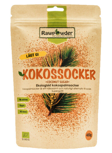 Rawpowder Økologisk Kokosnøtt Sukker 400 g