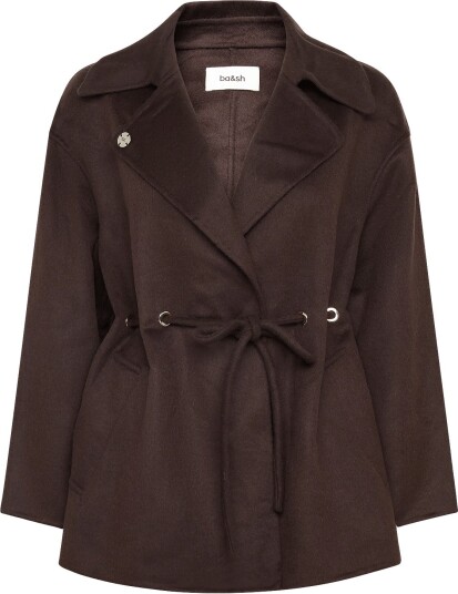ba&sh Coat Kam   BROWN   40