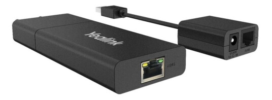 Yealink USB Utvider Over Cat5e med 2 Porter - Maks 40 M - Svart