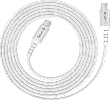 CRONG Armor Link USB C USB C 60W kabel 1.5m hvit CRGAL15USCCWHI CRONG Armor Link USB C USB C 60W kabel 1.5m hvit CRGAL15USCCWHI