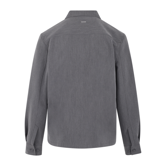 Cassedy Overshirt Charcoal S Dressy zip shirt