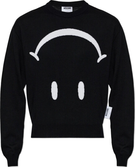 Moschino Dame Strikkevarer Svart L, Moschino Dame Strikkevarer Svart L,