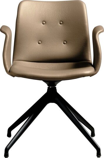 Sibast Furniture Bent Hansen Primum 4 stjerners Spisestol med Svingbar Sort/ Zenso 3 228