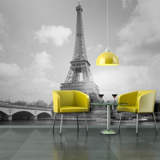 Fototapet Seine And Eiffel Tower 350x270 - Artgeist sp. z o. o.