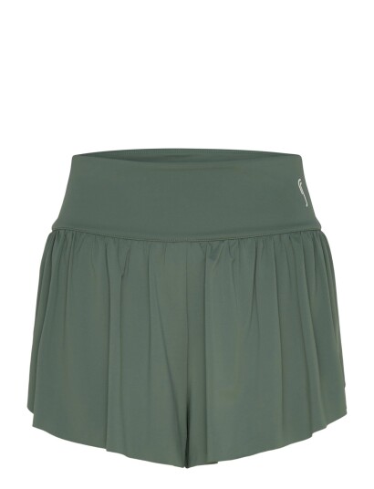 RS Sports Women"s Court Pleated Shorts Khaki green M RS Sports Women"s Court Pleated Shorts Khaki green M