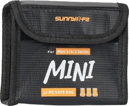 Etui på Sunnylife-batteriet til Mini 5 Pro (på 3 batterier)