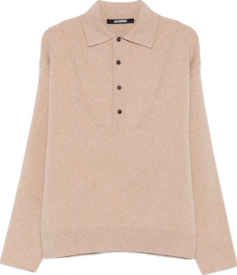 Jacquemus Herre Strikkevarer Beige L,