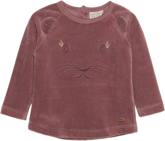 Minymo Genser Rose Taupe 56 Minymo Genser Rose Taupe 56