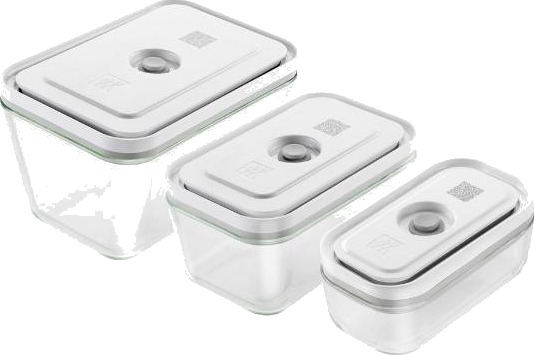 Zwilling - Fresh & Save vakuum box sett 3 stk rektangulær 1676761-01-44 1721471-01-0