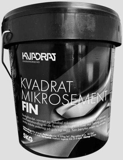 Kvadrat Mikrosement Fin 5kg Kvadrat Mikrosement Fin 5kg