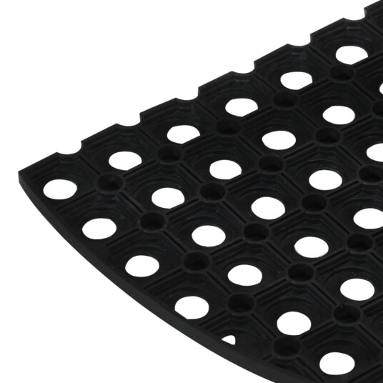 Dørmatte halvrund 45x75 cm gummi 8721012224650
