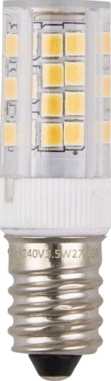 Spl E14 3,5W dimbar LED pære 5,3cm 2700K klar Triac dimbar Dimbar : Dimbar Kulør : Varm Spl E14 3,5W dimbar LED pære 5,3cm 2700K klar Triac dimbar Dimbar : Dimbar Kulør : Varm
