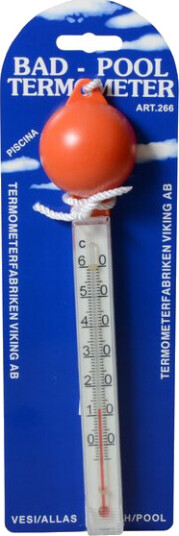 Osjord Termometer f/basseng plast orange Osjord Termometer f/basseng plast orange