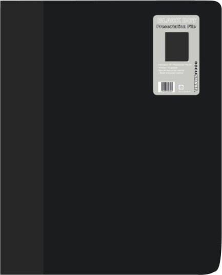 Demomappe Bnt Docusmart Sort 210X297mm Plastik Demomappe Bnt Docusmart Sort 210X297mm Plastik