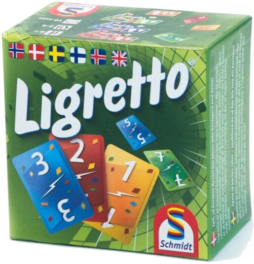 Ligretto Grønn Barnespill for 2-4 Spillere - Hurtig og Underholdende Kortspill