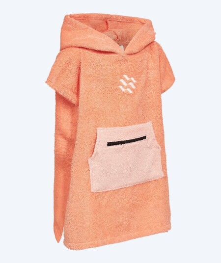 Watery badeponcho til barn - bomull - Atlantic Pink