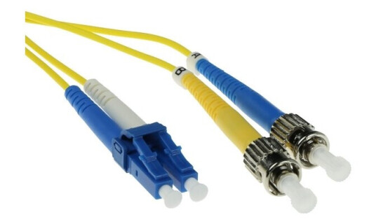 Act 30 Meter Lszh Singlemode 9/125 Os2 Fiber Patch Cable Duplex With Lc And St Connectors. Lc-St 9/125 Os1 Duplex 30.00M (Rl7930)