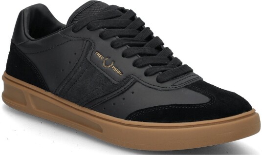 Fred Perry B4 Leather / Suede BLACK 42