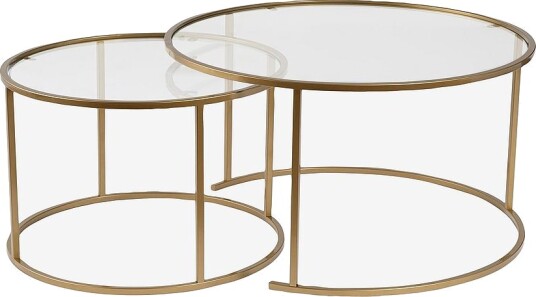 HomitisSalongbordsett Aurum DoubleGullSofabord