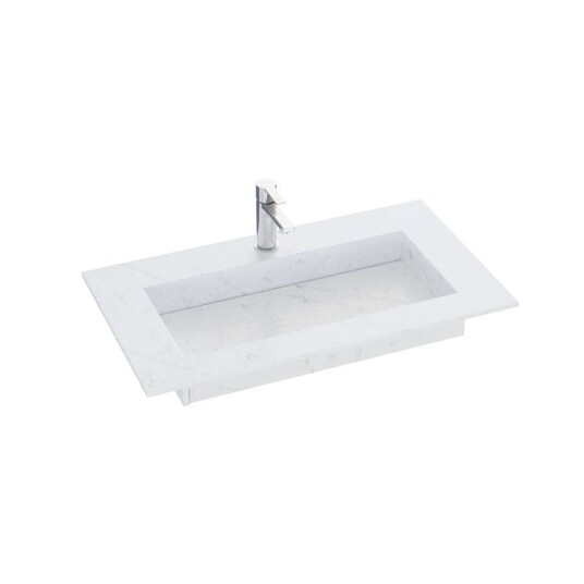 Dansani Inzo Angular Silestone B60-165xh1,20xd45,50cm Eternal Statuario 80cm