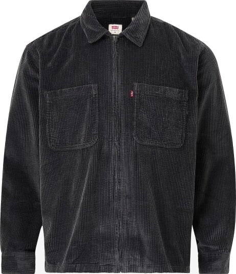 Levi's - Skjorte Ports Boxy Zip Up - Grå
