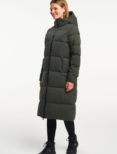 Tenson Stella Down Coat W Khaki green XS