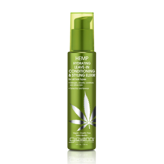 Giovanni hemp hydrating conditioning & styling elixir 118 ml